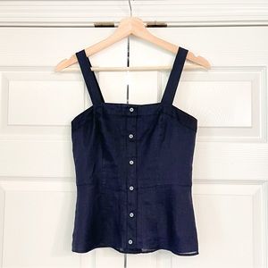 Banana Republic EUC Peplum Tank, sz XXS